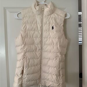 Ralph Lauren Women's Off-White Puffer Vest